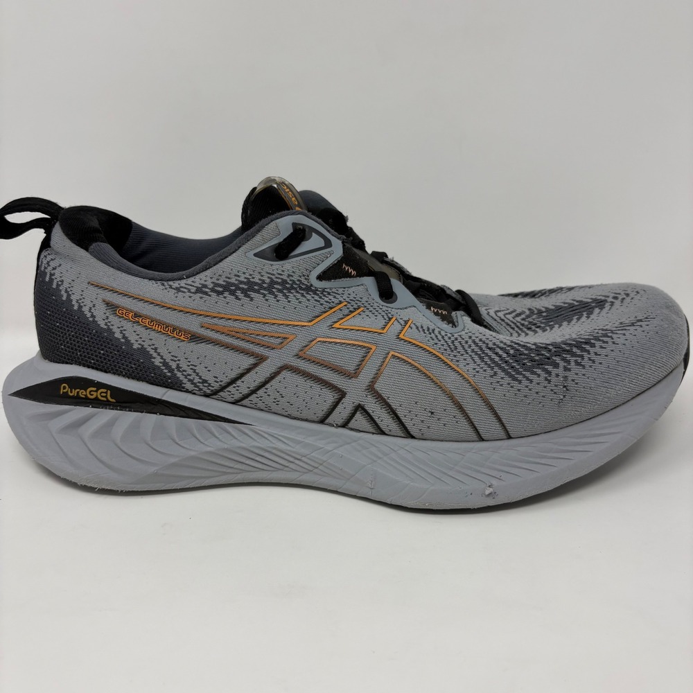 ASICS Gel-Cumulus 25 Mens Size 11 Grey Athletic Running Shoes (1011B621)